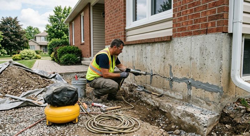 Basement Foundation Repair in New Albany, IN