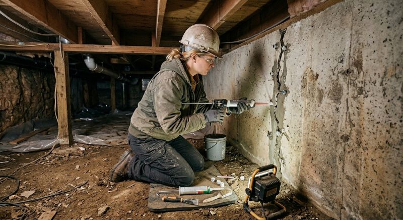 Basement Foundation Repair in Spencer County, KY