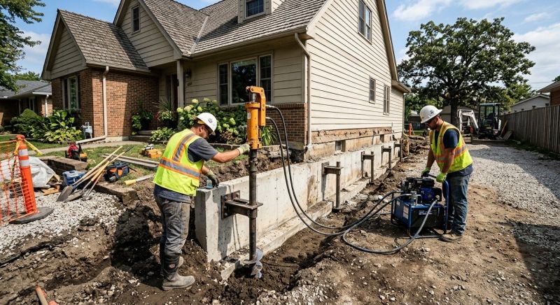 Basement Stabilization in Bullitt County, KY
