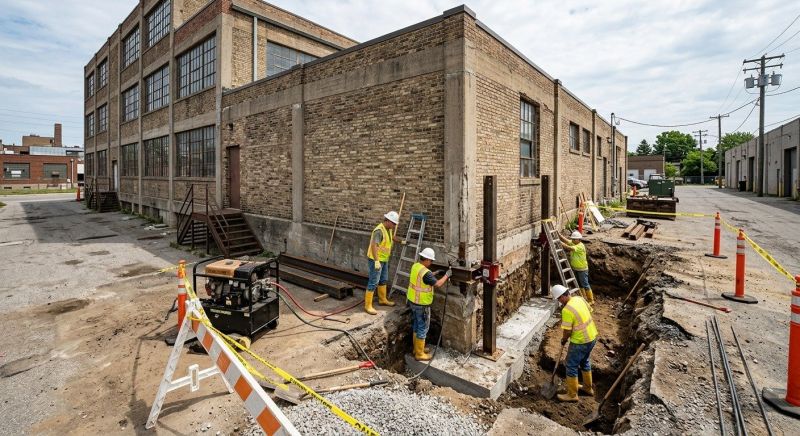 Building Foundation Repair in Bardstown, KY