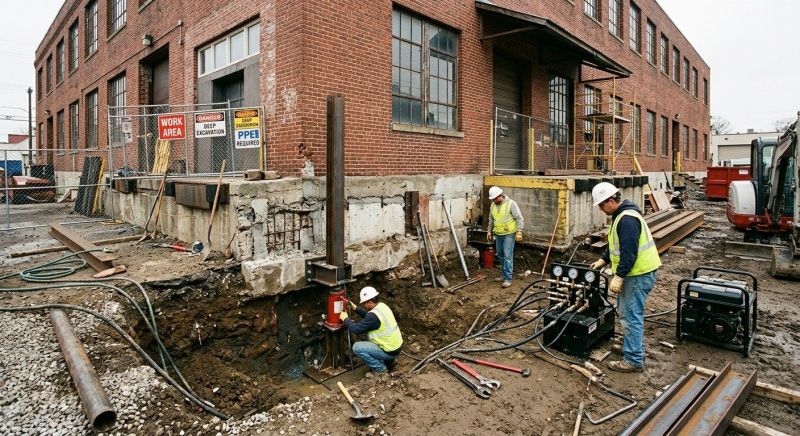 Building Foundation Repair in Jefferson County, KY
