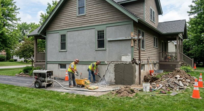 Building Foundation Repair in Lebanon Junction, KY
