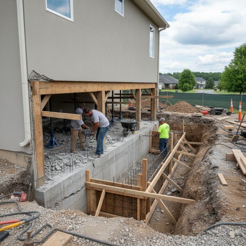 Concrete Foundation Repair in Bullitt County, KY