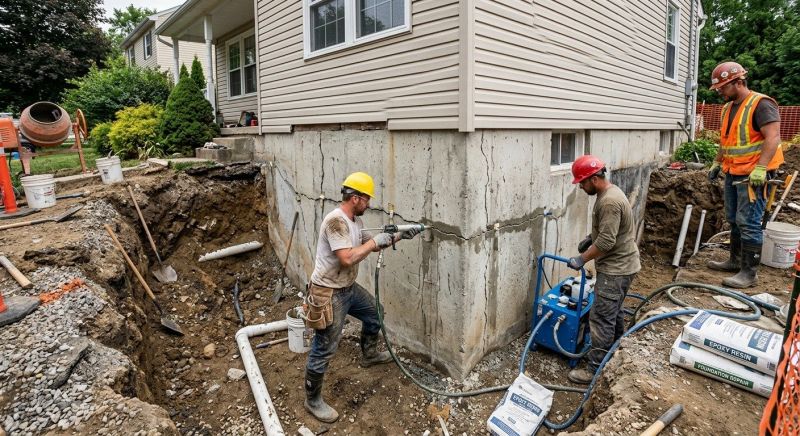 Concrete Foundation Repair in Spencer County, KY