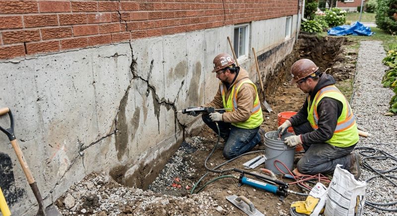 Cracked Foundation Repair in Louisville, KY