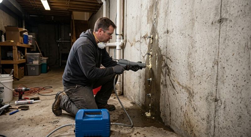 Cracked Foundation Repair in Meade County, KY
