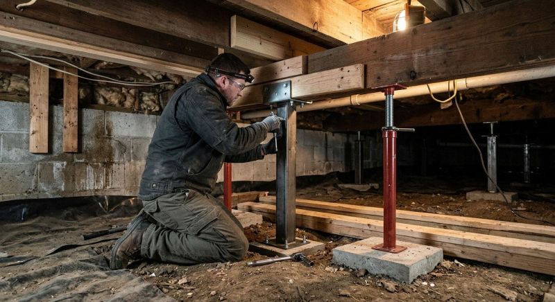 Crawlspace Structural Repair in Bullitt County, KY