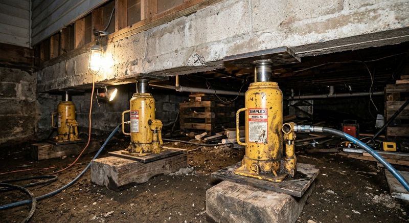 Foundation Jacking in Clarksville, IN