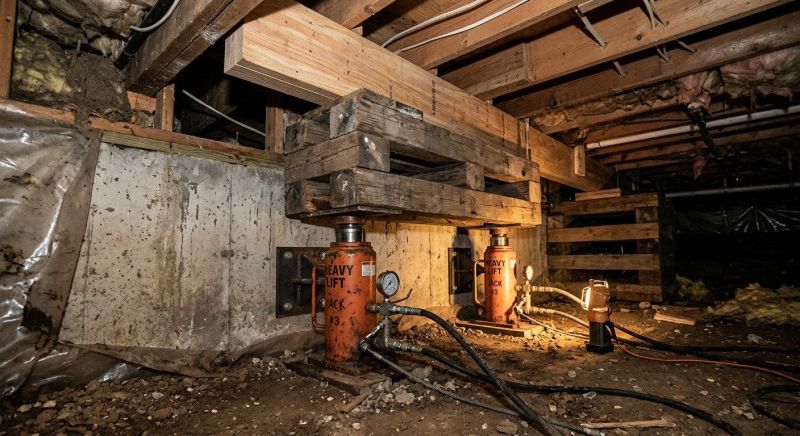 Foundation Jacking in Lebanon Junction, KY