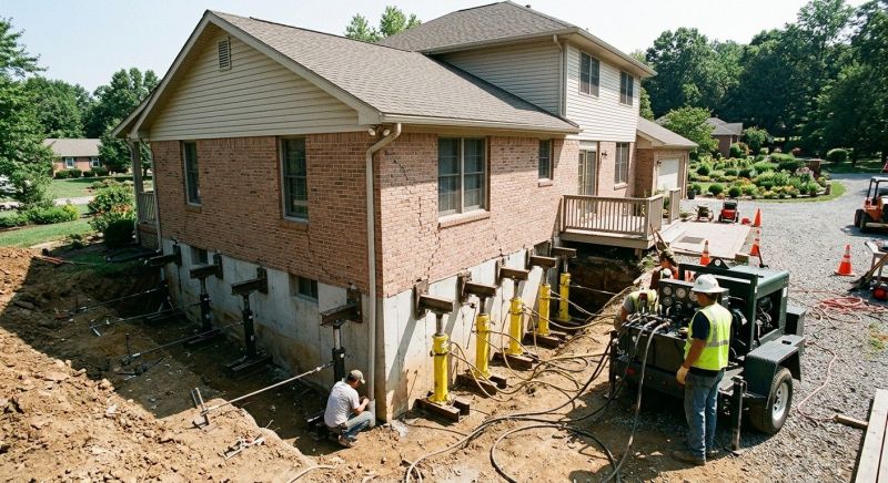 Foundation Jacking in Meade County, KY