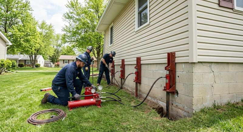 Foundation Jacking in Rineyville, KY
