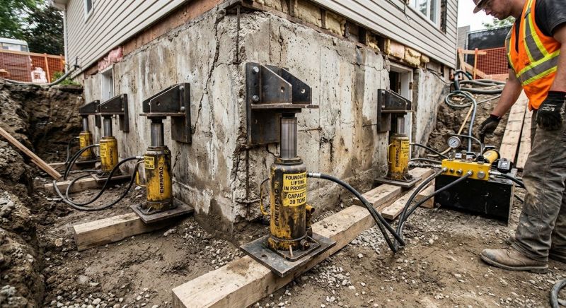 Foundation Jacking in Taylorsville, KY