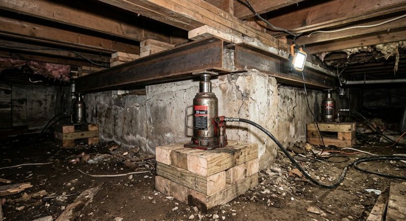 Foundation Jacking in Taylorsville, KY