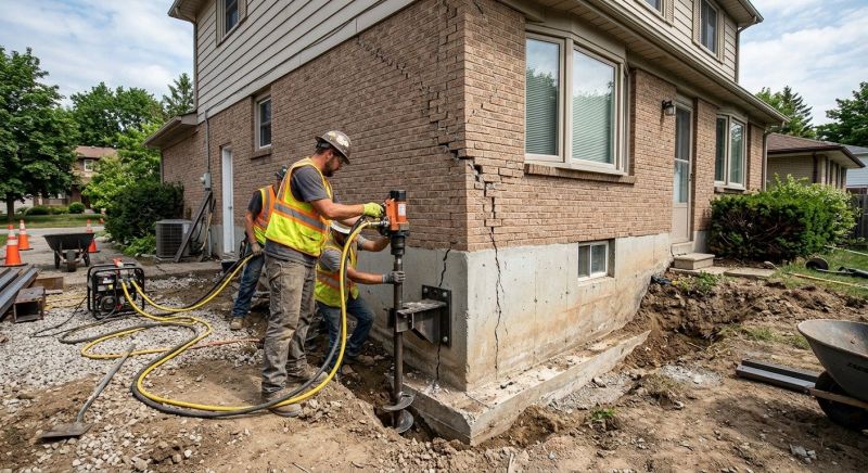 Foundation Lifting in Elizabethtown, KY