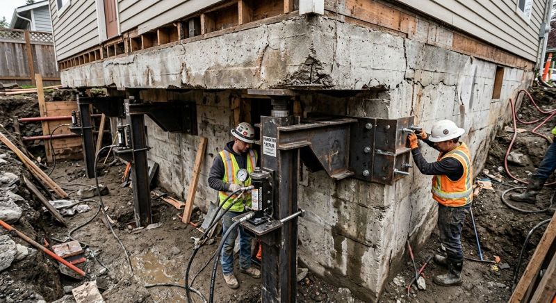 Foundation Lifting in Lebanon Junction, KY