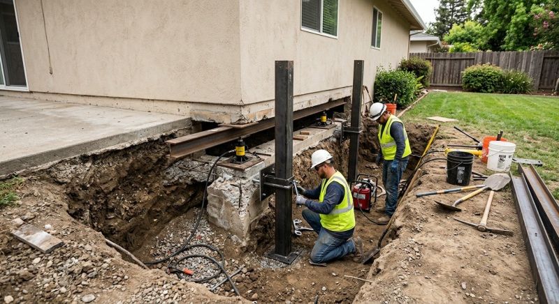 Foundation Pier Repair in Bullitt County, KY