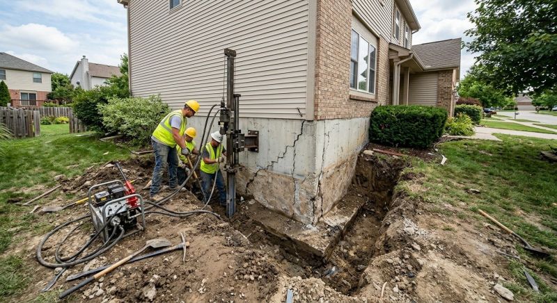 Foundation Stabilizing in Brandenburg, KY