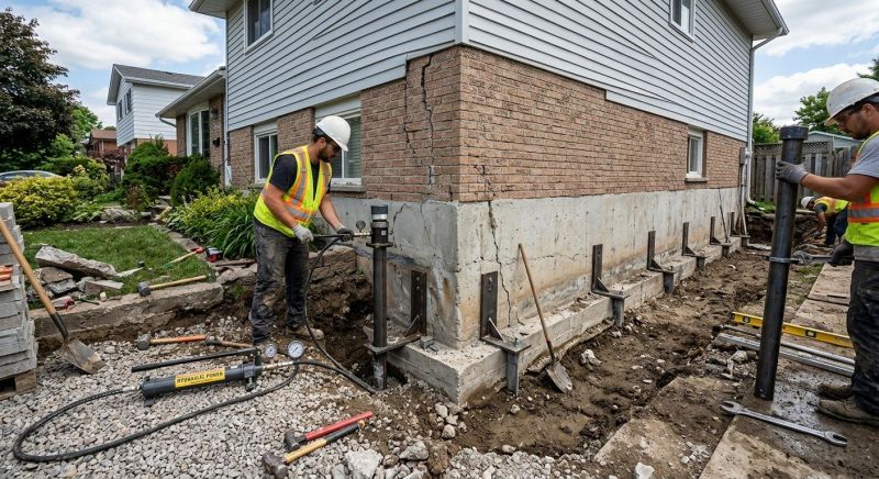 Foundation Stabilizing in New Albany, IN
