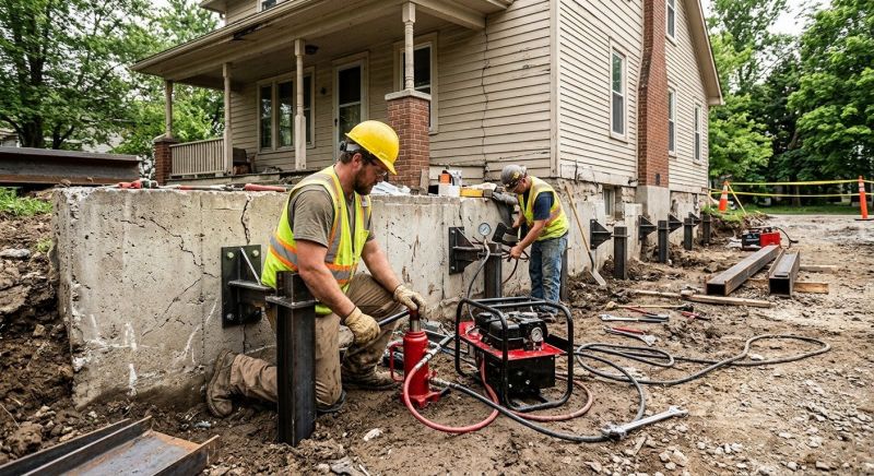Foundation Stabilizing in Prospect, KY