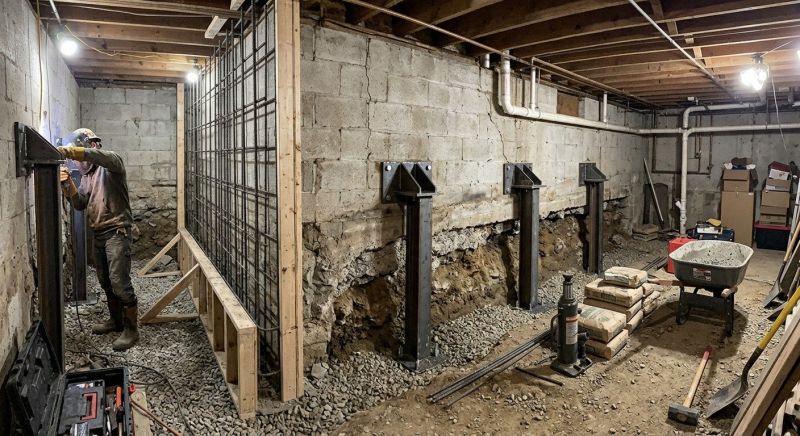 Foundation Strengthening in Bullitt County, KY
