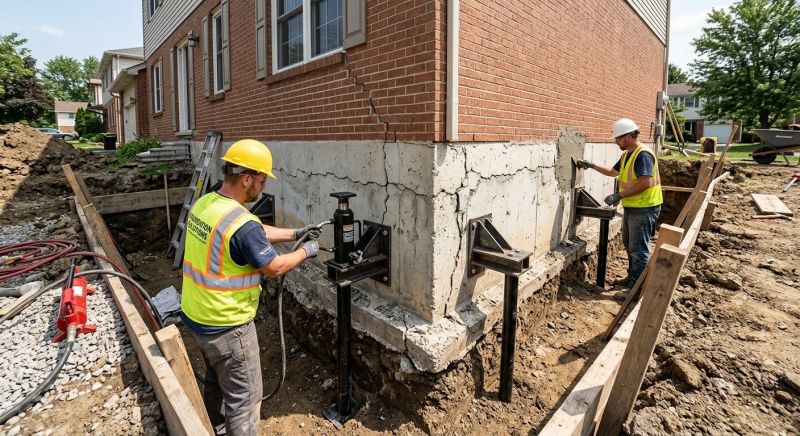 Foundation Structural Repair in Bardstown, KY