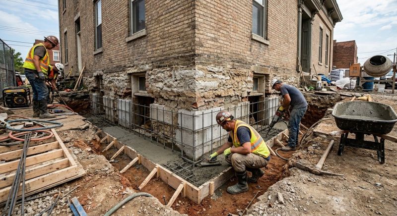 Foundation Underpinning in Bullitt County, KY