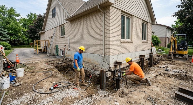 Helical Piers Installation in Bullitt County, KY