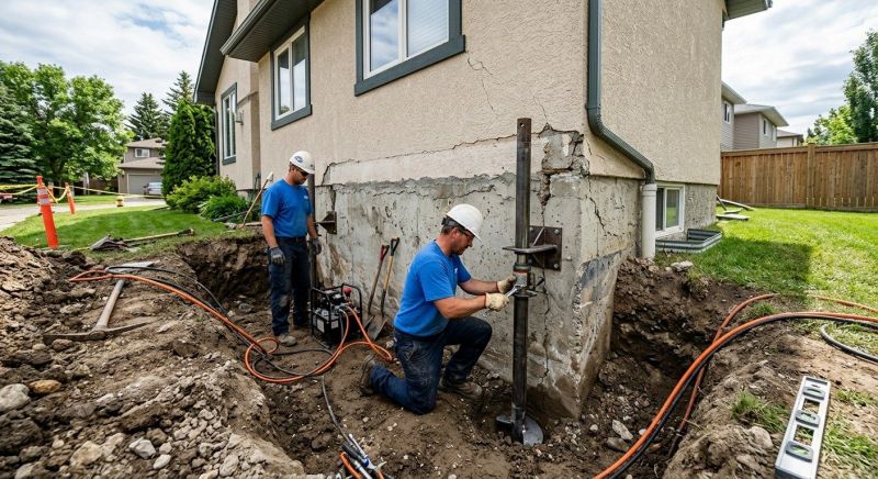 Helical Piers Installation in Bullitt County, KY