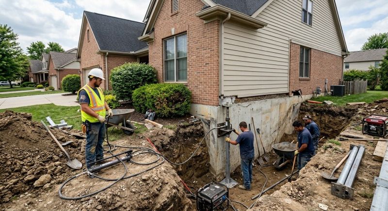 House Foundation Repair in Bullitt County, KY