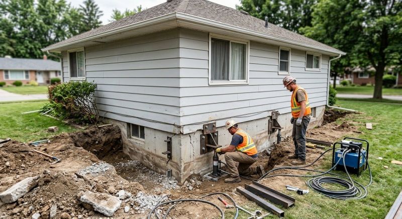 House Foundation Repair in Bullitt County, KY