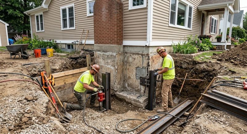 House Foundation Repair in Spencer County, KY