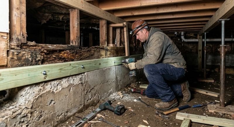 Sinking Foundation Repair in Elizabethtown, KY
