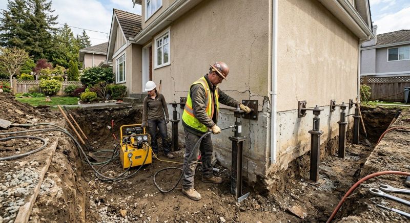 Sinking Foundation Repair in Bullitt County, KY