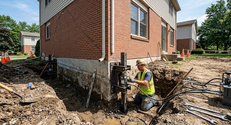 Sinking Foundation Repair in Bullitt County, KY