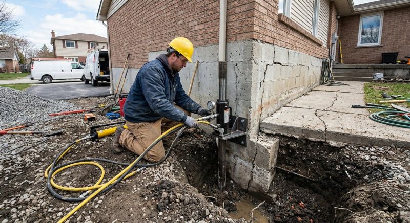 Sinking Foundation Repair in Shepherdsville, KY