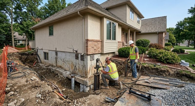 Structural Foundation Repair in Jeffersonville, IN